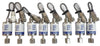 Setra 730G100TAD42CZZKA1 Pressure Transducer Model 730 Reseller Lot of 8 Working