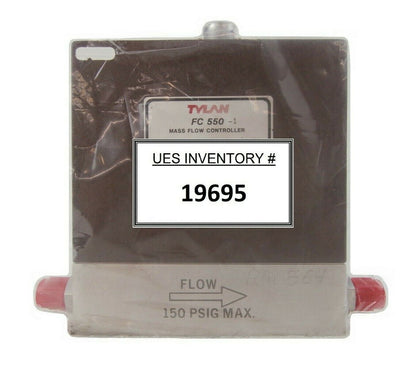 Tylan R65660 Mass Flow Controller MFC 300 SCCM H2 FC 550-1KZ OEM Refurbished