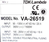 TDK-Lambda VA-26519 3000w Industrial Power Supply Spare Surplus