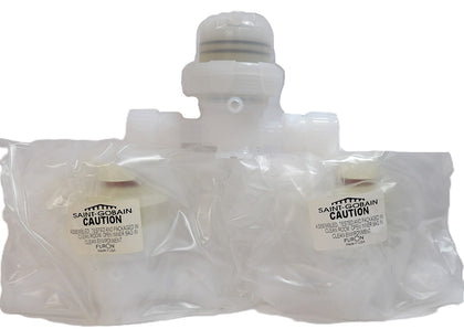 Furon QV2-S3001216NC Manual 2-Way Valve Lot of 3 New