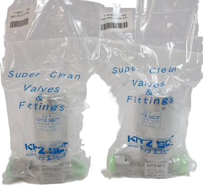 KITZ SCT RD4CSI-VFVC-2216-EP-316L Pneumatic Diaphragm Valve E32000777 Lot of 2
