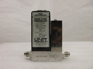 UNIT Instruments UFC-1100A Mass Flow Controller MFC 50 SCCM CHF3 Used Working