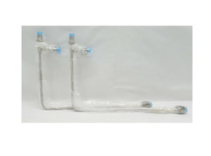 TEL Tokyo Electron 3D10-302404-V1 Gas Flow Center Pipe Lot of 2 Copper Working