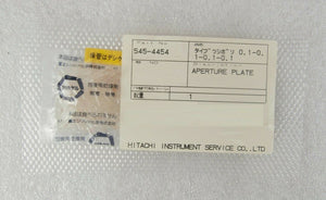 Hitachi	545-4454 Plate Objective Lens Aperture Reseller Lot of 7 New Surplus