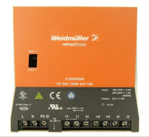 Weidmuller 8708680000 Power Supply AMAT Wafer Loader/Unloader Working Surplus