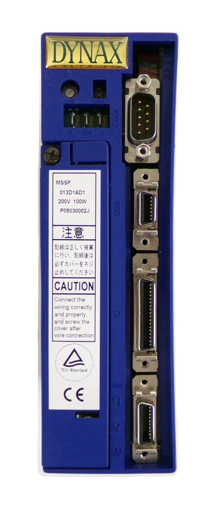 Dynax MSSP013D1AD1 AC Servo Driver Working Surplus