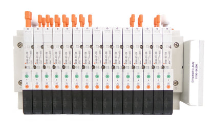 SMC SS5V1-DUT00894 15-Port Pneumatic Manifold AMAT 0190-54290 Working