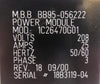 M.B.B BB95-056222 Power Module 1C26470G01 Dented Surplus