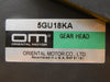 Oriental Motor 5RK60GU-CWT Reversible Motor Gear Head 5GU18KA Used Working