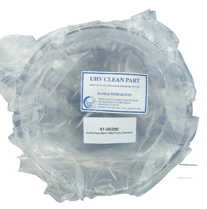 West Coast Quartz 91-00290 Quartz Pipe Mark II/MxP Poly Clamped AMAT New Surplus