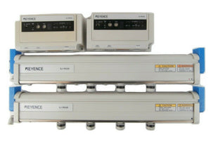 Keyence SJ-R036 Static Eliminator System Set with Controller Lot of 2 Working
