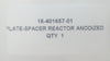 Novellus Systems 16-401657-01 Anodized Reactor Spacer Plate Lot of 3 New