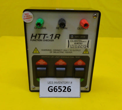 Compliance West HTT-1R Function Checker Used