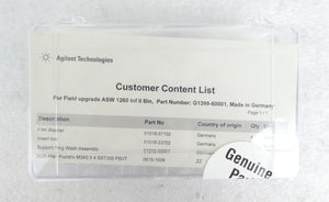 Agilent G1399-60001 Active Seal Wash Kit for 1260 Infinity II Sciex 5056623 New