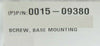 AMAT Applied Materials 0015-09380 Base Mounting Screw Lot of 4 New Surplus