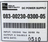 Sola Hevi-Duty 083-00230-0300-05 Linear DC Power Supply New Surplus