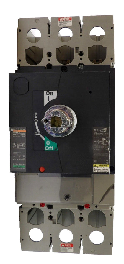 Merlin Gerin NSJ400 A 3 Pole Industrial Circuit Breaker Working Surplus