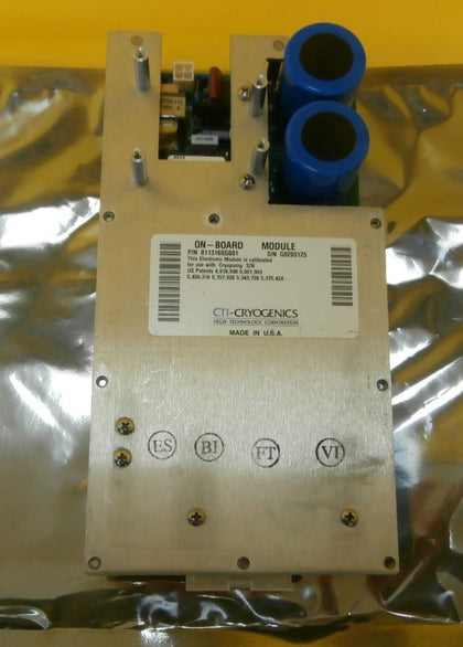 Helix Technology 8127213G001 Power Board PCB CTI-Cryogenics 8113160G001 Used