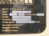 Harrington Cranes ER010LD 1 Ton Chain Hoist Hook Mount with SWD2200AA1 Working