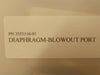 ASM Advanced Semiconductor Materials 3553116-01 Diaphragm Blowout Port Lot of 4