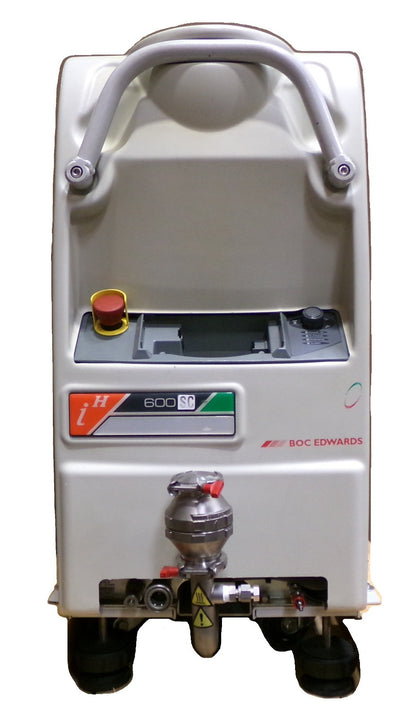 iH600 SC Edwards NRY2E3000 Dry Vacuum Pump 208VAC Front Utilities Refurbished