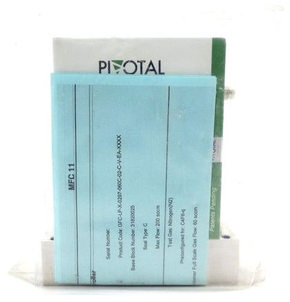 Pivotal Systems 32-03339 Mass Flow Controller MFC 60 SCCM C4F6-q 0190-64888 New