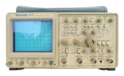 Tektronix 2465 4-Channel 300mhz Portable Analog Oscilloscope Untested Surplus