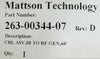 Mattson Technology 263-00344-07 60 Foot Interface to RF Generator Cable New