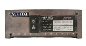 Verteq Process Systems STQD800-CC50-MC-2X Power Supply Working Surplus