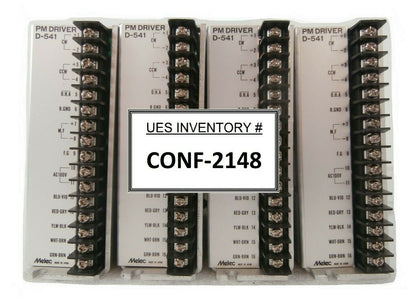 Melec D-541 Stepper Motor Driver PM DRIVER Reseller Lot of 4 Working Surplus