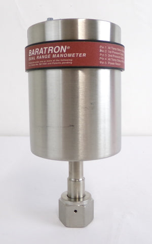MKS Instruments D27B11TCEC0B0 Baratron Dual Range Manometer Working Surplus