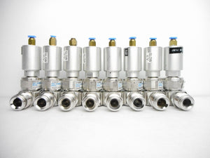 Parker 45400307 Diaphragm Valve 944AOPLPNCSFS8MF Reseller Lot of 8 Used Working