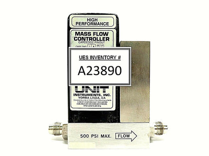 UNIT Instruments UFC-1200A Mass Flow Controller MFC 100 SCCM Cl2 Working Surplus