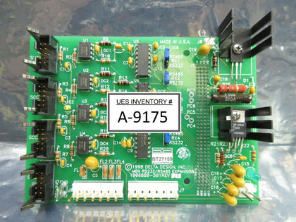 Delta Design 1906880-501 MBX RS232/RS485 Expansion Board PCB Rev. F Used Working