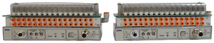 SMC IN587-16 32-Point EtherCAT Pneumatic Manifold Lot of 2 Working Surplus
