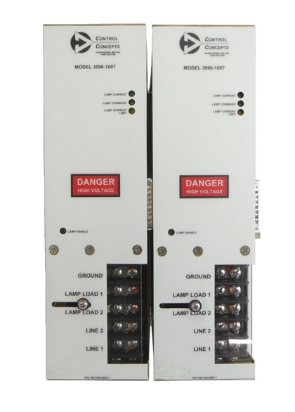 Control Concepts 3096-1007 SCR Power Controller AMAT Lot of 2 Working
