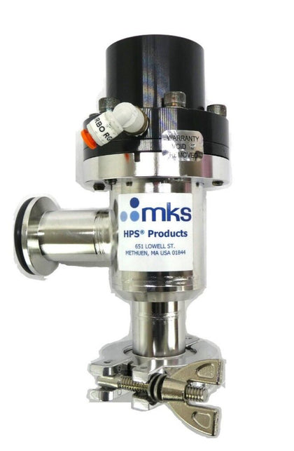 MKS Instruments UHV-25-AKK-ENVN Pneumatic Angle Valve AMAT 3870-04136 Working