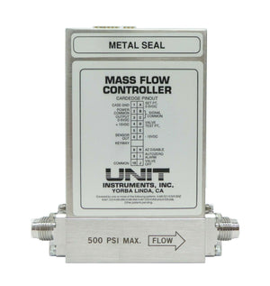 UNIT Instruments UFC-8160 Mass Flow Controller MFC 1 SLM O2 Working Spare