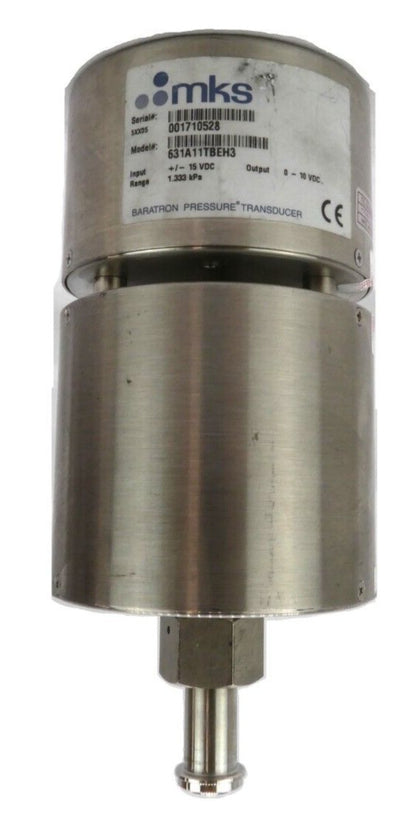 MKS Instruments 631A11TBEH3 Baratron Pressure Transducer Type 631 Working As-Is