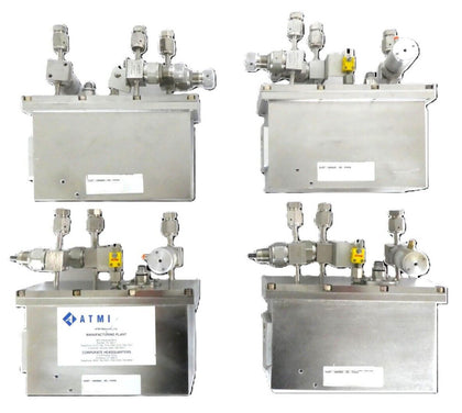 ATMI Packing CUST-UNIQUE-2D-PHOS Ampule Bubbler CVD P5000 Lot of 4 Working