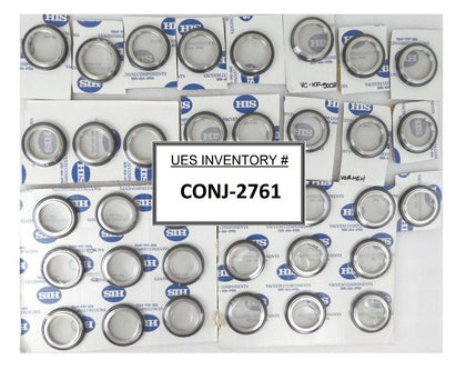 HIS VC-KF-50CRV0RMSH UHV Viton Centering Ring Mattson M03-00001-00 Lot of 35 New
