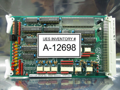 ASM Advanced Semiconductor Materials 70065-00044A Motor SPGR PCB Card Used