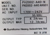 Sumitomo Heavy Industries PH2002-A40-N Driver PH-200 Hitachi IS5100 Working