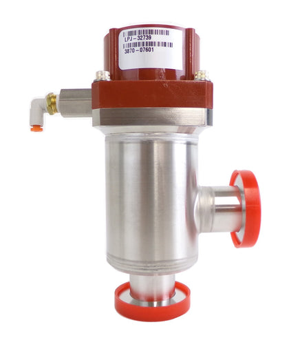 MKS Instruments LPJ-32739 Pneumatic Angle Valve AMAT 3870-07601 New Surplus