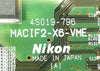 Nikon 4S019-795-1 PCB Card MACIF2-X6 4S019-796 4S025-087-1 NSR FX-601F Working