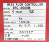 Horiba STEC SEC-4500M Mass Flow Controller MFC 10 SLM H2 Reseller Lot of 5 Spare