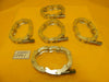 Fuji Seiki QF100 High Vacuum Band Style Clamp NW100 ISO-LF Lot of 5 Used Working