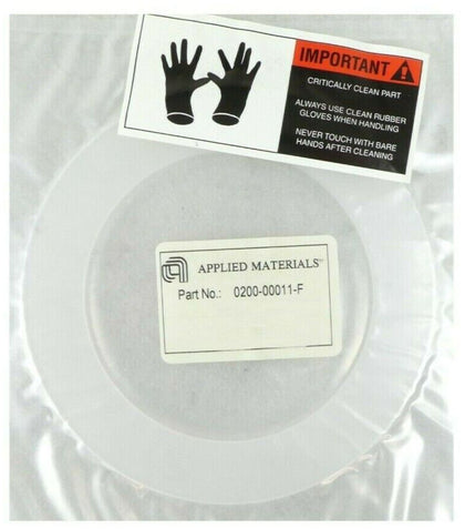 AMAT Applied Materials 0200-00011 100mm Quartz Ring 4" New Surplus
