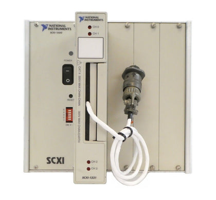National Instruments 181445L-01 Controller SCXI-1000 SCXI-1321 Working Surplus