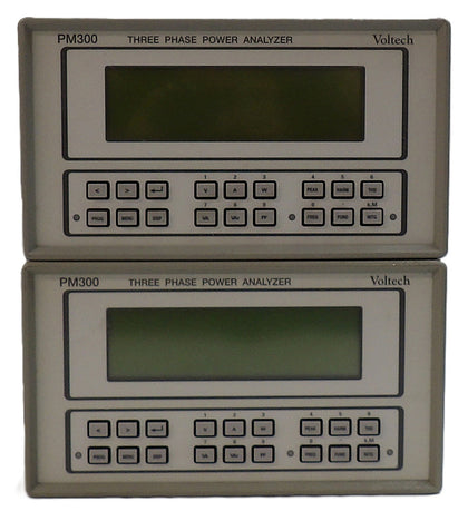 Voltech PM300 Three Phase Power Analyzer Reseller Lot of 2 Untested Spare
